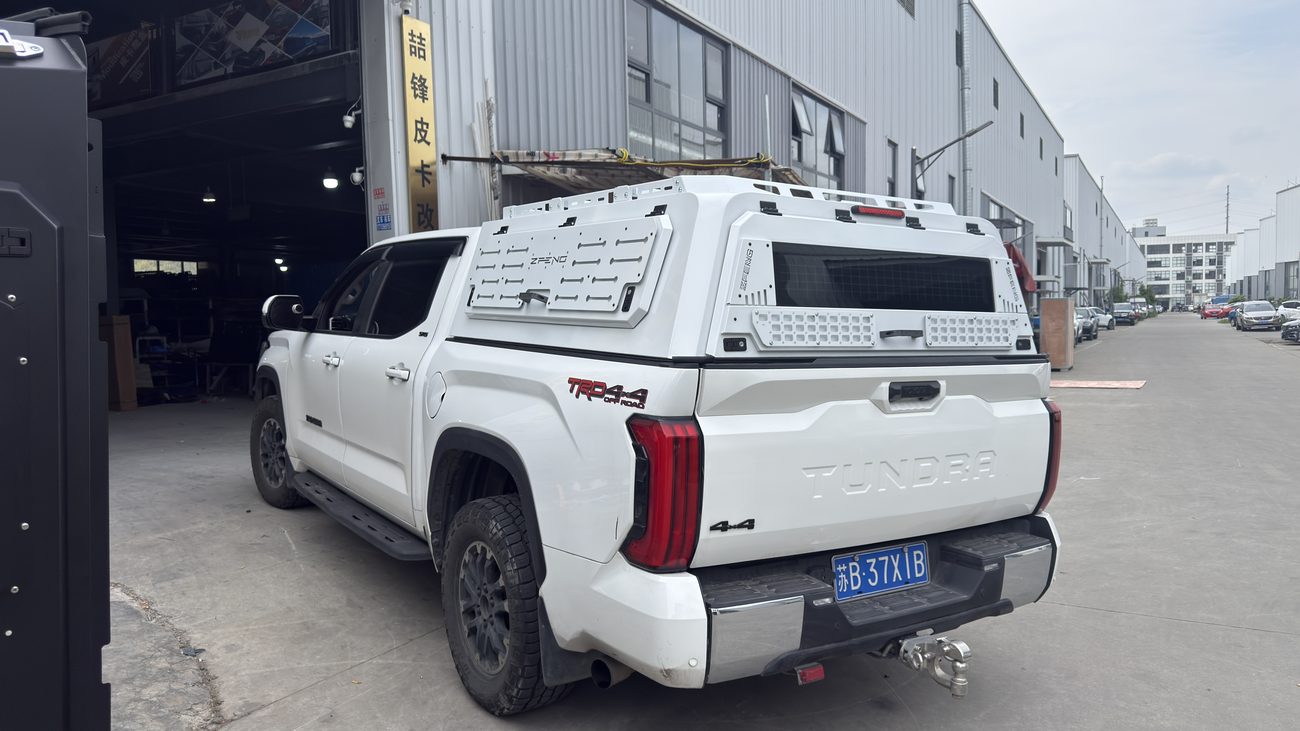 Canopy fitted on Toyota Tundra